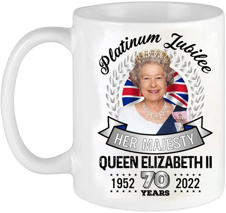 Queen Elizabeth II Platinum Jubilee Coffee Mug