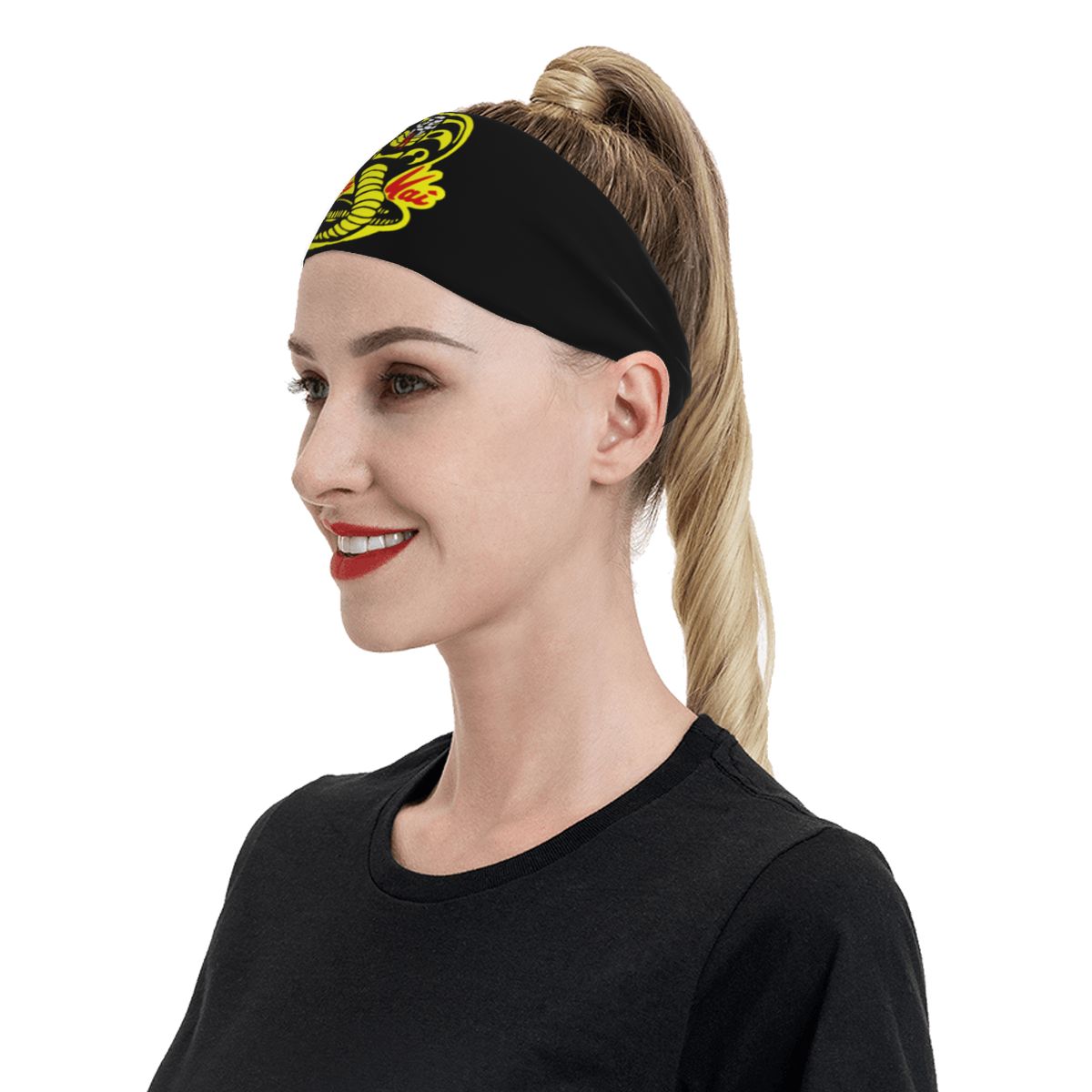 Cobra Kai Karate Black Headband