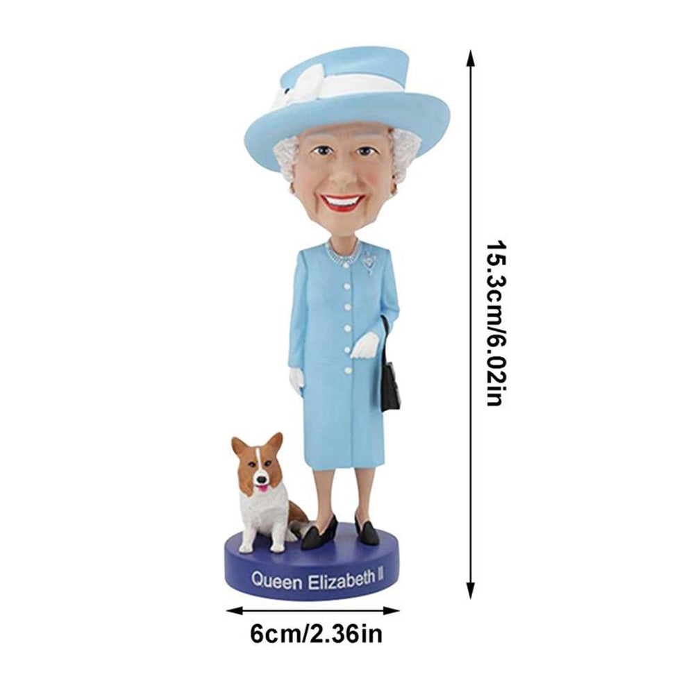 Queen Elizabeth II Table Resin Decorations