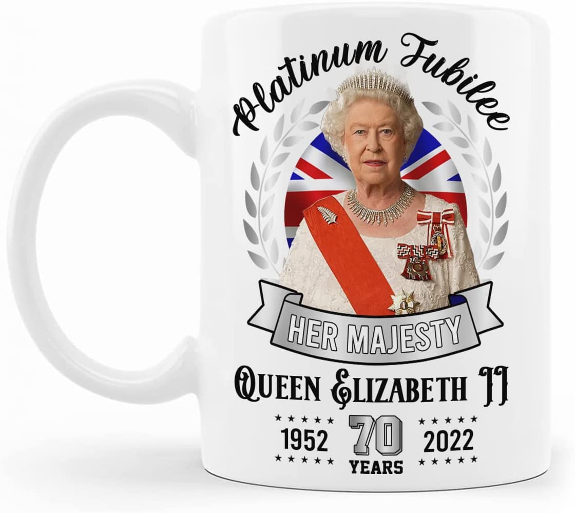 Queen Elizabeth II Platinum Jubilee Coffee Mug