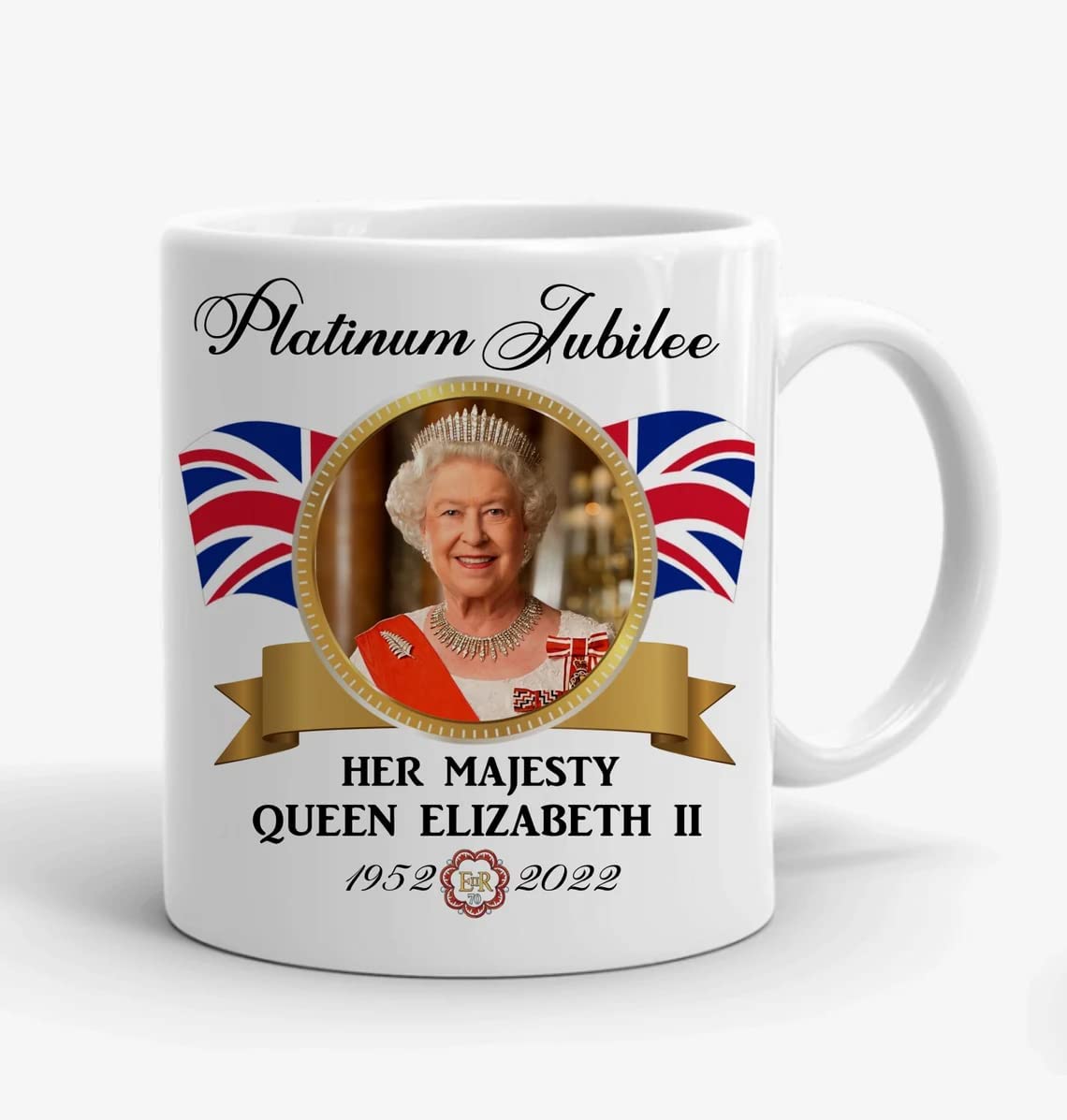 Queen Elizabeth II Platinum Jubilee Coffee Mug