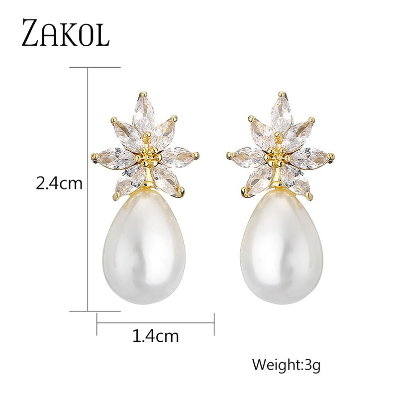 Pearl Stud Earrings