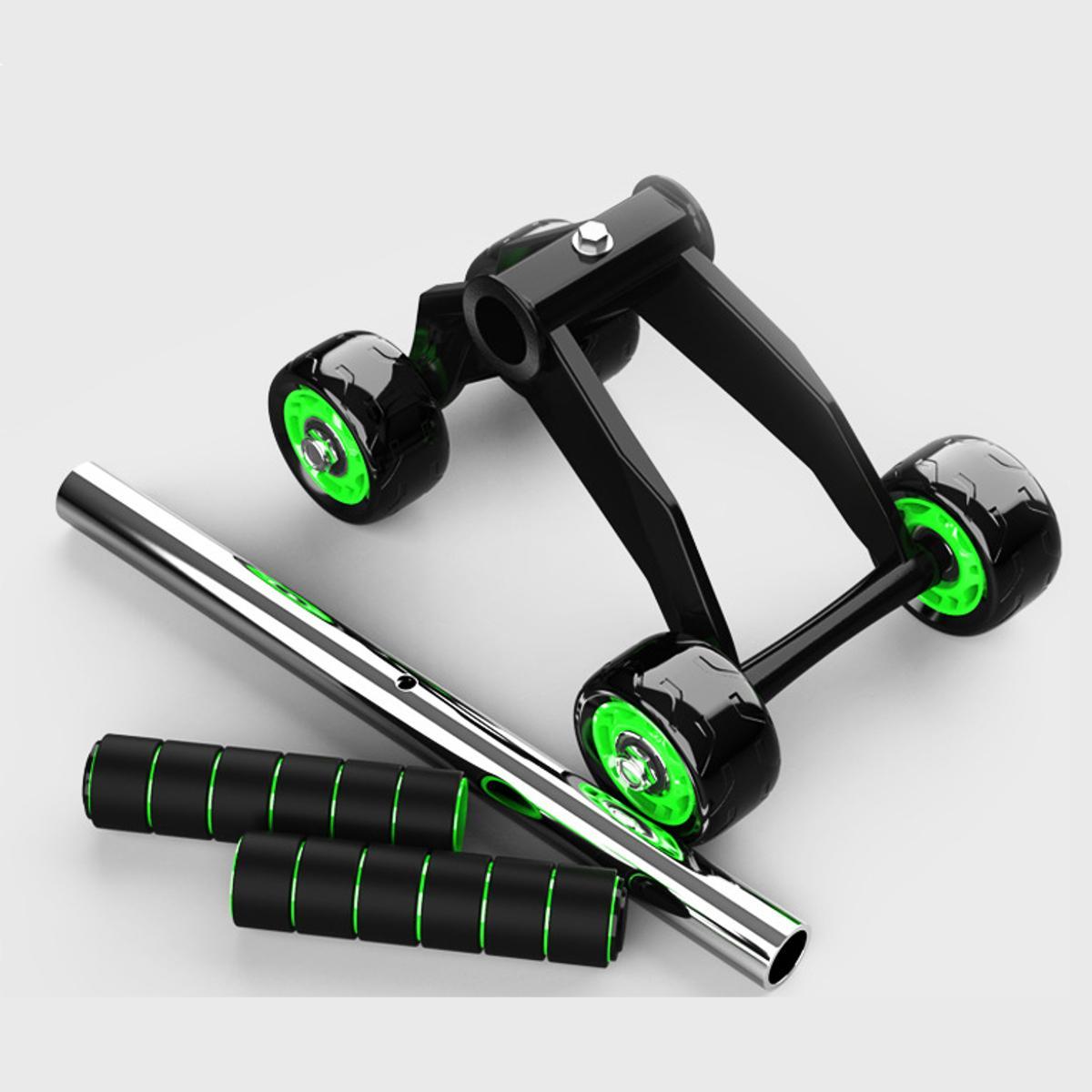 4 Wheels Abdominal Muscle Roller Exercise Equipment