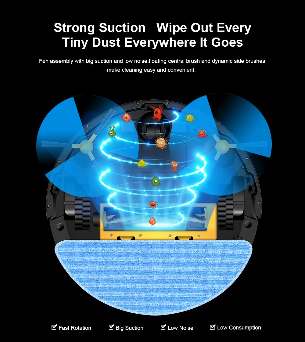 Liectroux C30B Laser Navigation Robot Vacuum Cleaner